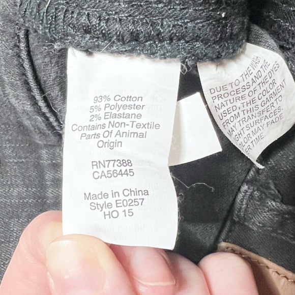 Madewell Women’s High Riser Skinny Leg Black Denim Classic Retro Vintage Jeans - Picture 15 of 16